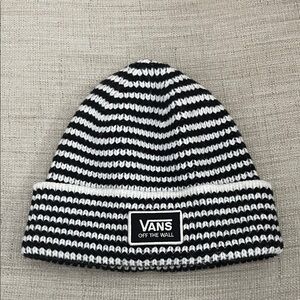 Vans Breakin Curfew B&W  striped beanie